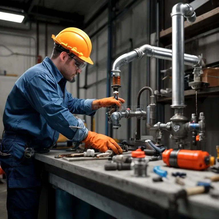 Reparación de válvula industrial